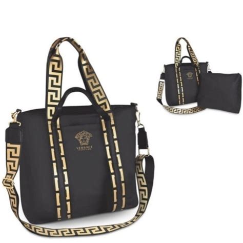 women versace parfums bag|Versace parfums black tote bag.